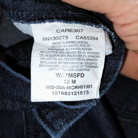 Riders by Lee Women's Dark Blue Jean Shorts - Picture 8 of 8